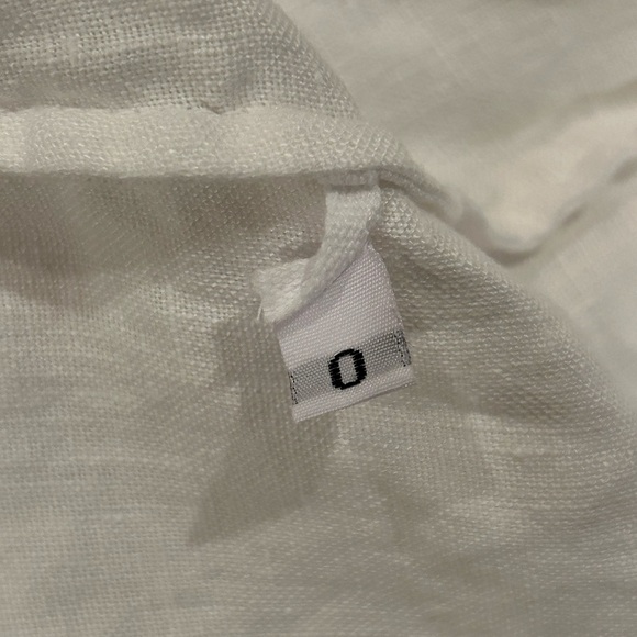 Enza Costa White Linen Shirtdress Dress - Picture 10 of 11